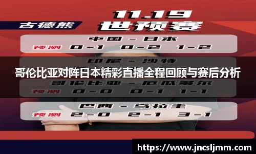 哥伦比亚对阵日本精彩直播全程回顾与赛后分析