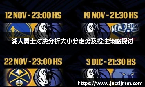 湖人勇士对决分析大小分走势及投注策略探讨